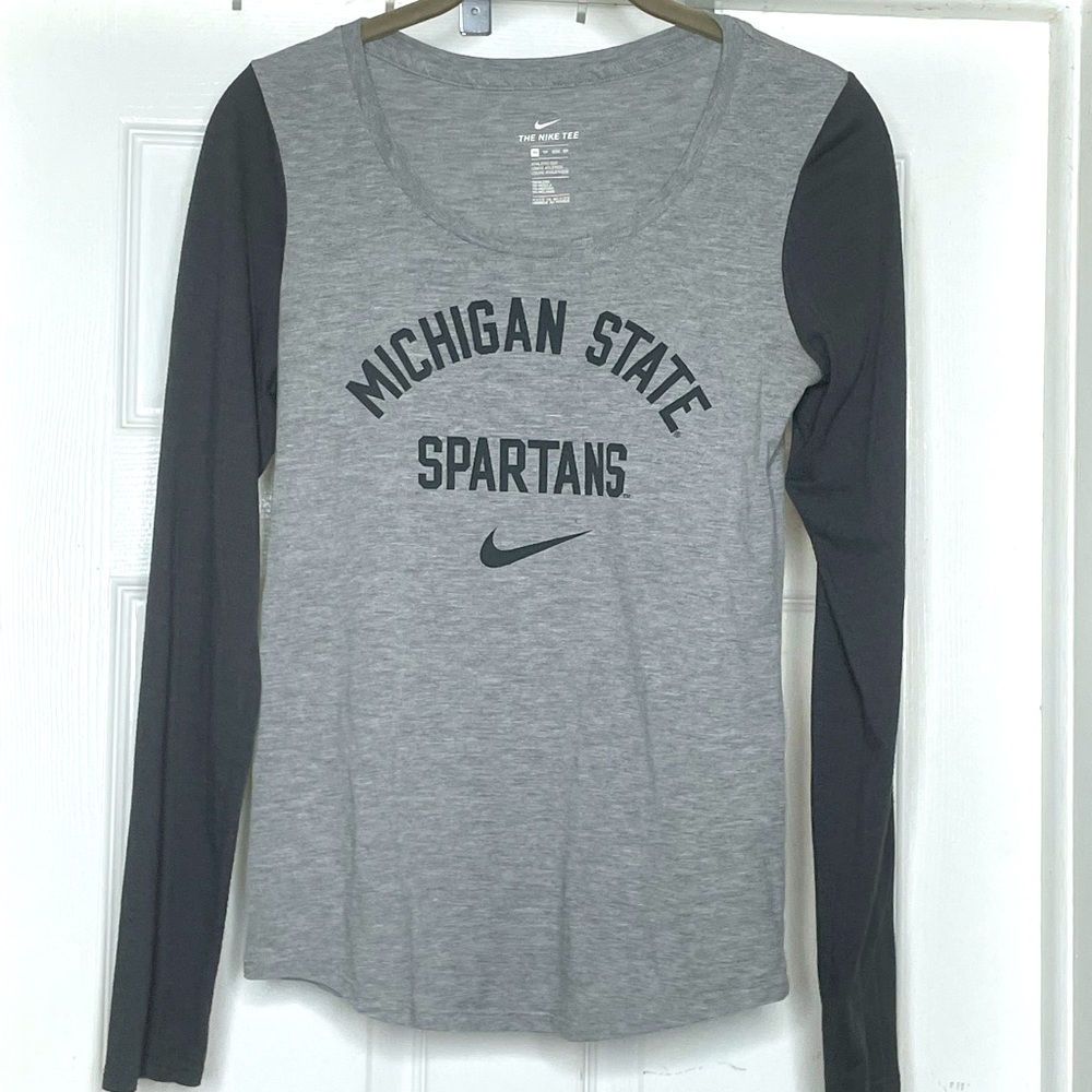 Nike Michigan State Spartan long sleeve tee